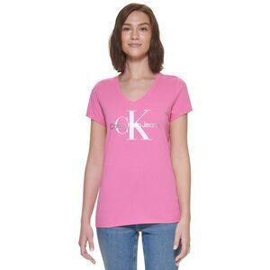 Calvin Klein Jeans Foil Logo T-Shirt - Prime Pink Size XL